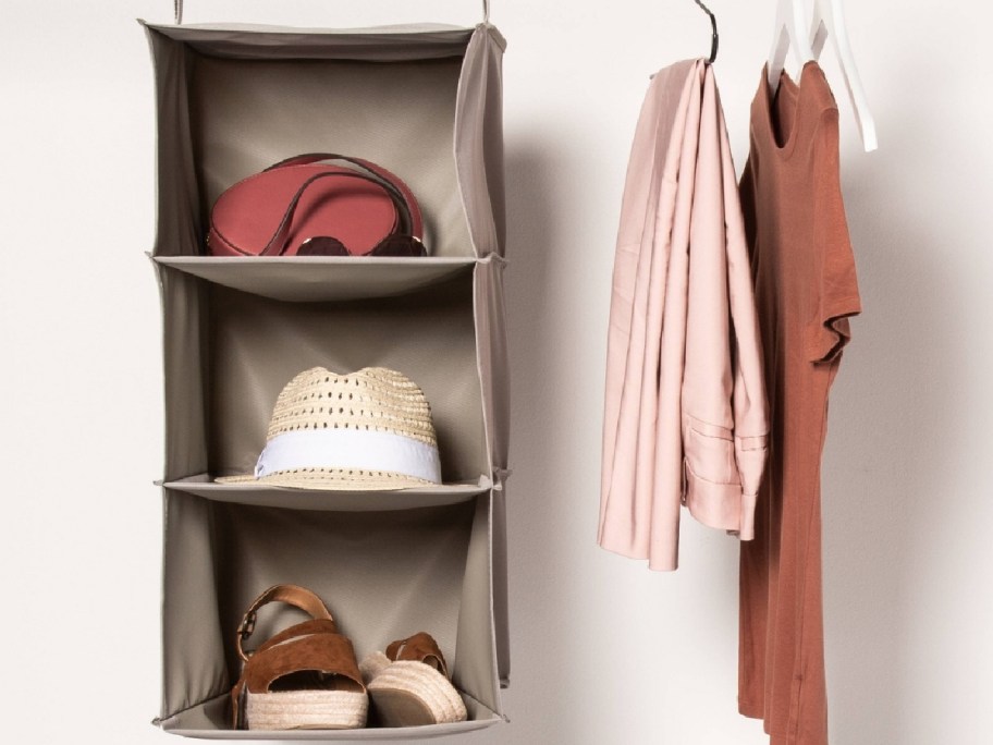 Room Essentials 3 Shelf Hanging Closet Organizer