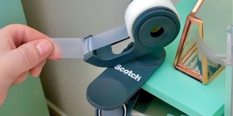 Scotch Tape Dispenser Only $4.99 Shipped on Amazon | Clips to Your Table!