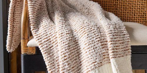 Cozy Throw Blankets Just $21 on Kohl’s.com | Get the Barefoot Dreams Style for Less