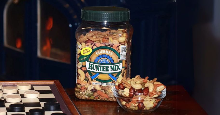 Southern Style Nuts Gourmet Hunter Mix 23oz on table