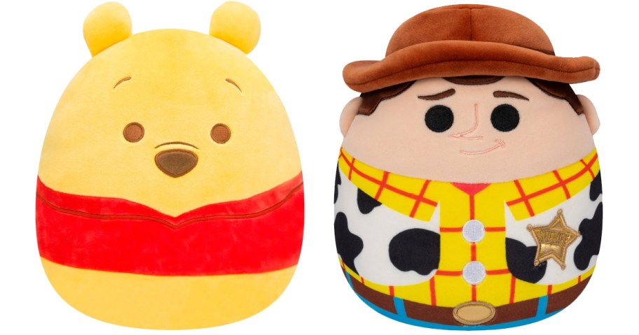 winnie the pooh and woody squishmallows