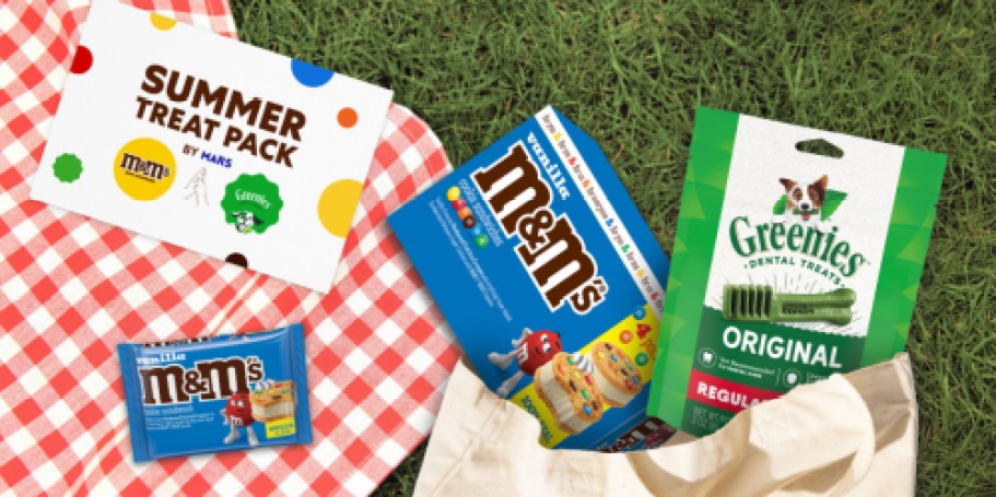 GO! FREE Greenies Dog Treats and M&Ms Ice Cream Sandwiches Available Now!