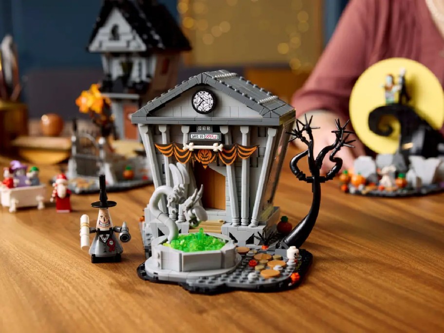 Halloween Town Hall from the The Nightmare Before Christmas LEGO Set