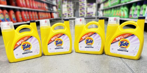 Over $10 Off FOUR Bottles of Tide Laundry Detergent on Amazon