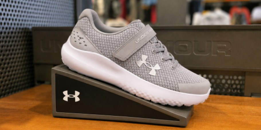 Under Armour Kids Shoes from $23.78 (Perfect for Back to School)