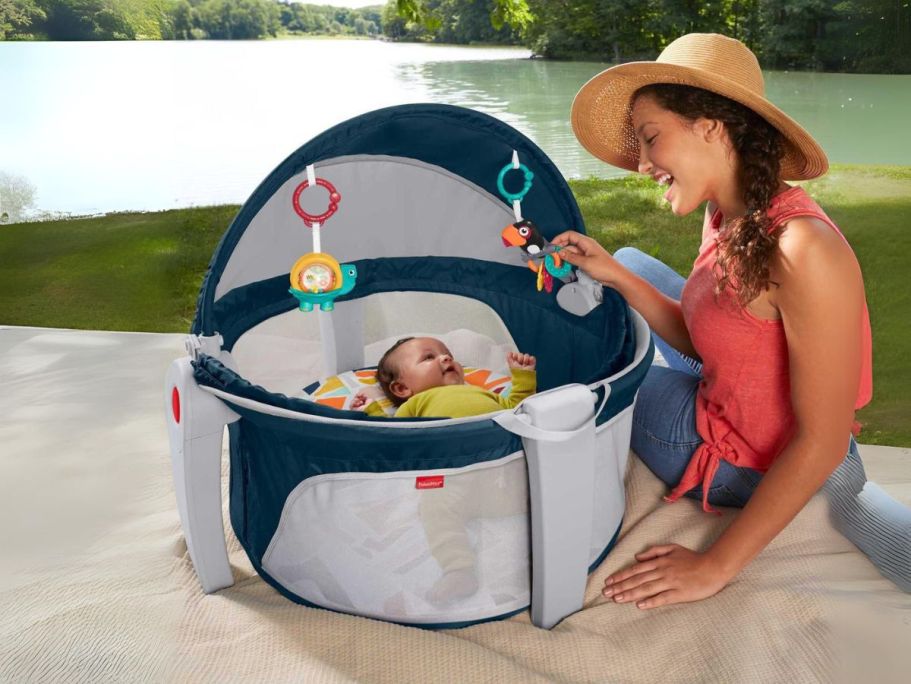 Up to 50% Off Fisher-Price Toys & Baby Gear on Kohls.com | On-the-Go Baby Dome Only $39.99