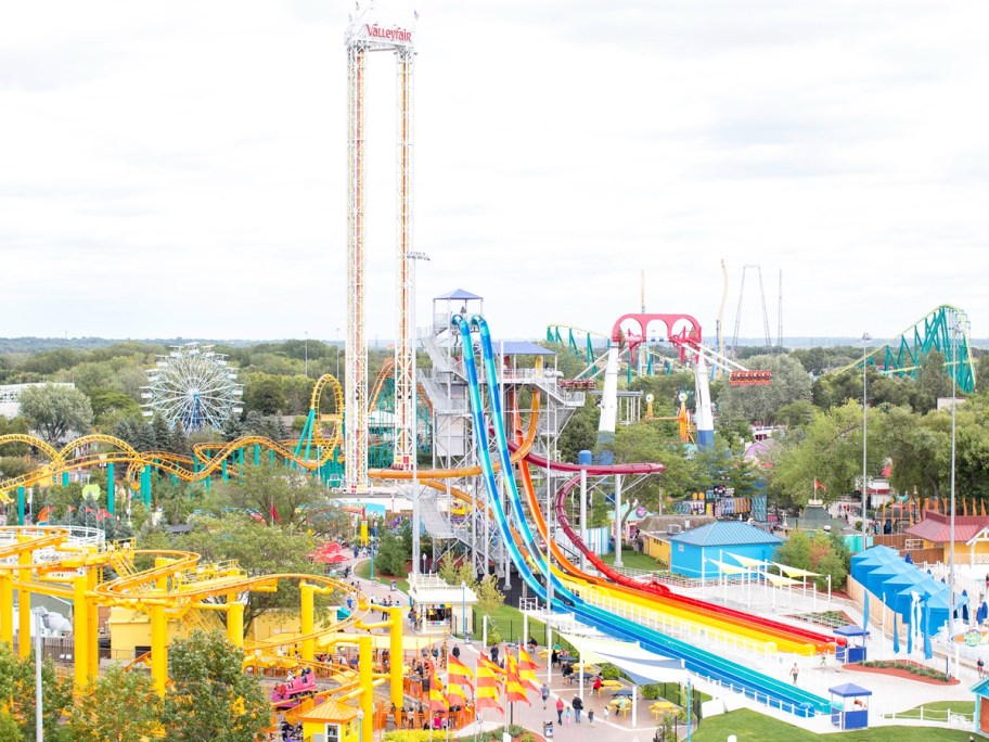 Valleyfair-Soak-City خصم يصل إلى 60% على تذاكر الملاهي والمتنزهات المائية (Cedar Point، وCarowinds، وGreat America، والمزيد!)