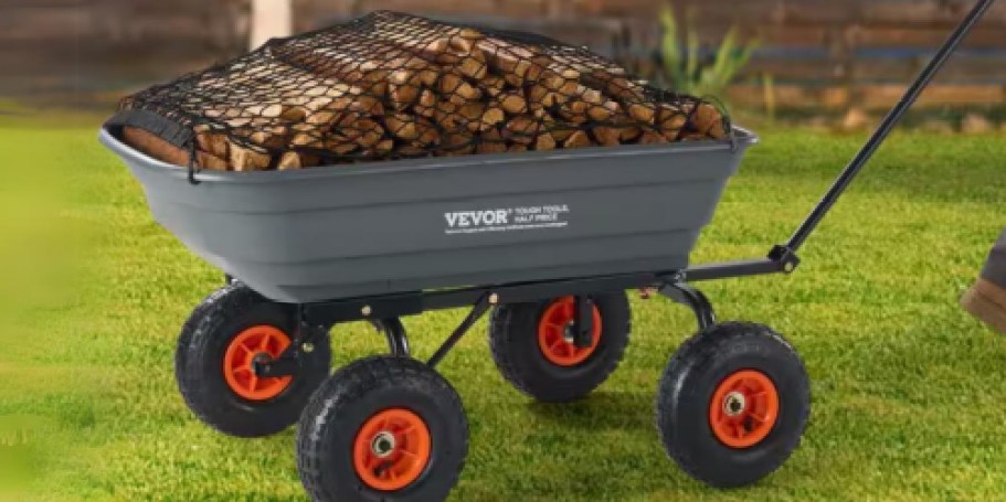 Vevor Dump Cart Just $67.99 Shipped on HomeDepot.com (Reg. $119) | Holds Up to 600 Lbs