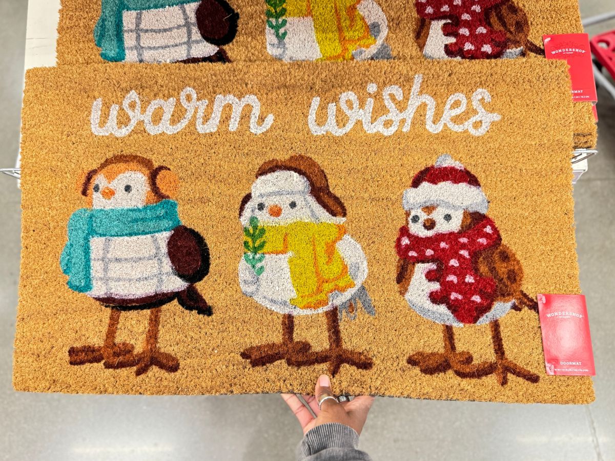 New Target Christmas Doormats Available (Lots of Festive Options)