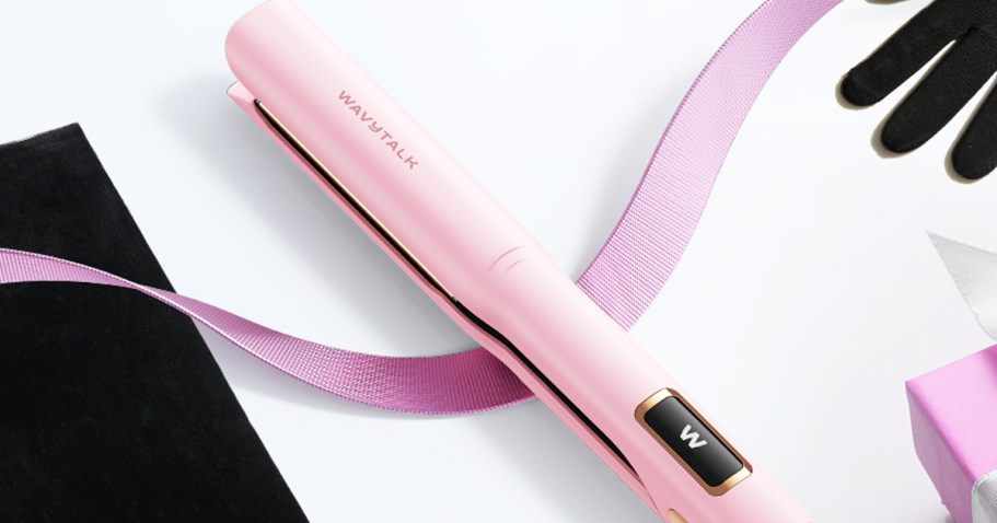 2-in-1 Flat Iron Just $21 Shipped on Amazon (Reg. $60) | Straightens & Curls Hair