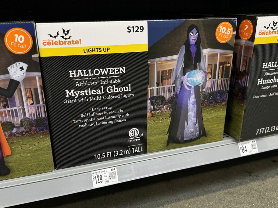 box for a Mystical Ghoul Inflatable on store shelf