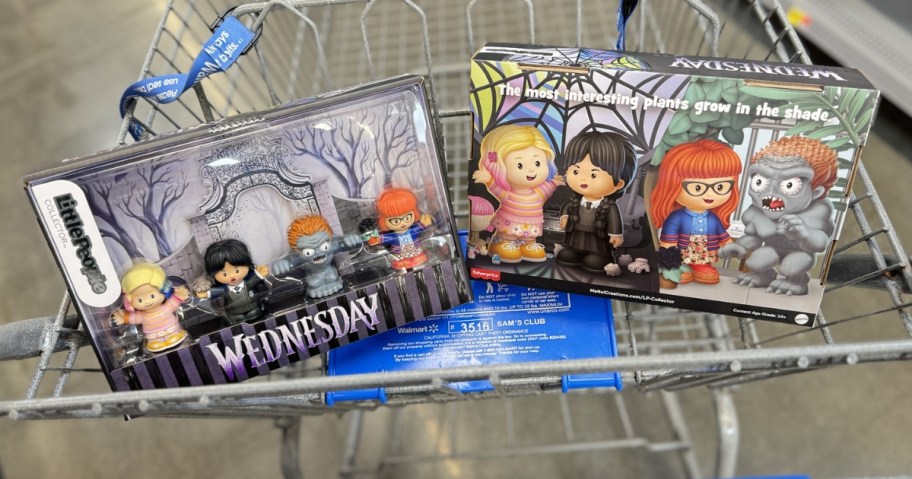 wednesday little people collector's set in store cart