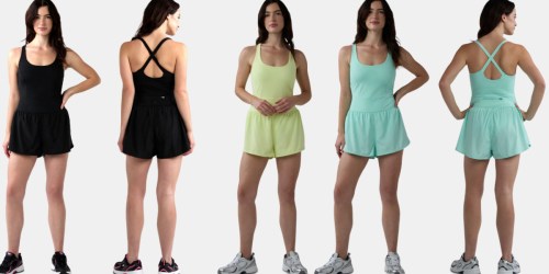 Women’s Workout Romper Only $24.98 on Walmart (Free People Look for Less!)