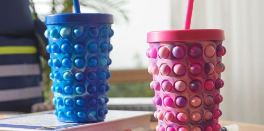 How FUN! Pop It Tumblers with Silicone Bubble Sleeve ONLY $4.94 on Walmart.com