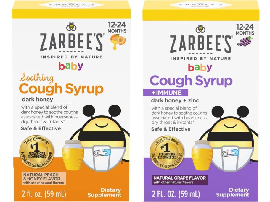 Zarbee's cough syrup stock images