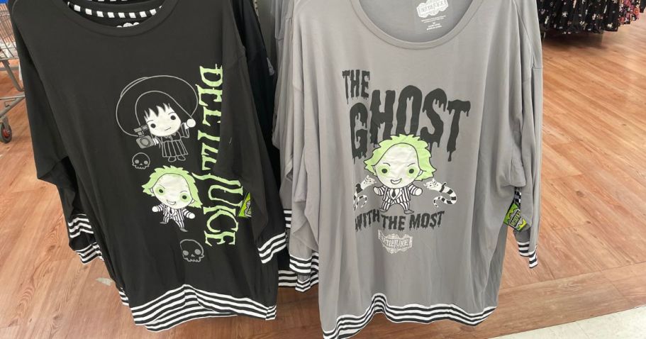 Halloween Women’s Pajama Sets from $14.98 on Walmart.com | Beetlejuice & Jack Skellington