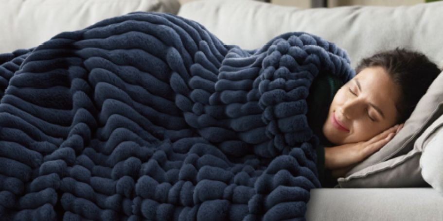 Sherpa Throw Blanket Only $9.98 Shipped for Prime Members