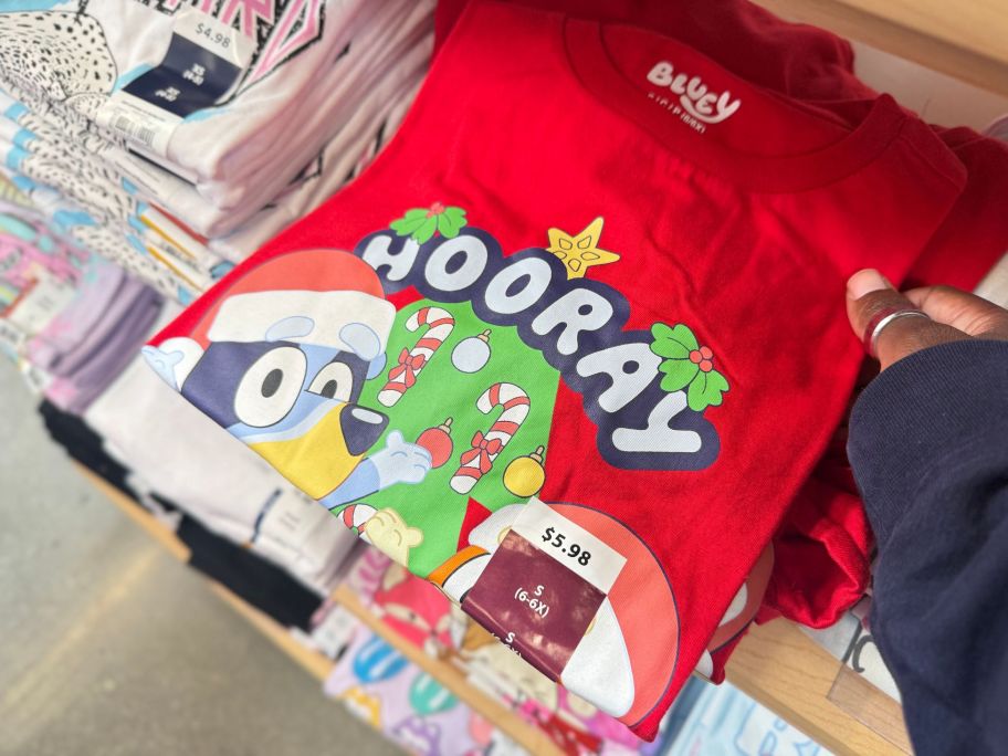 New Bluey & Grinch Walmart Graphic Tees Only $5.98 (These Won’t Last Long)