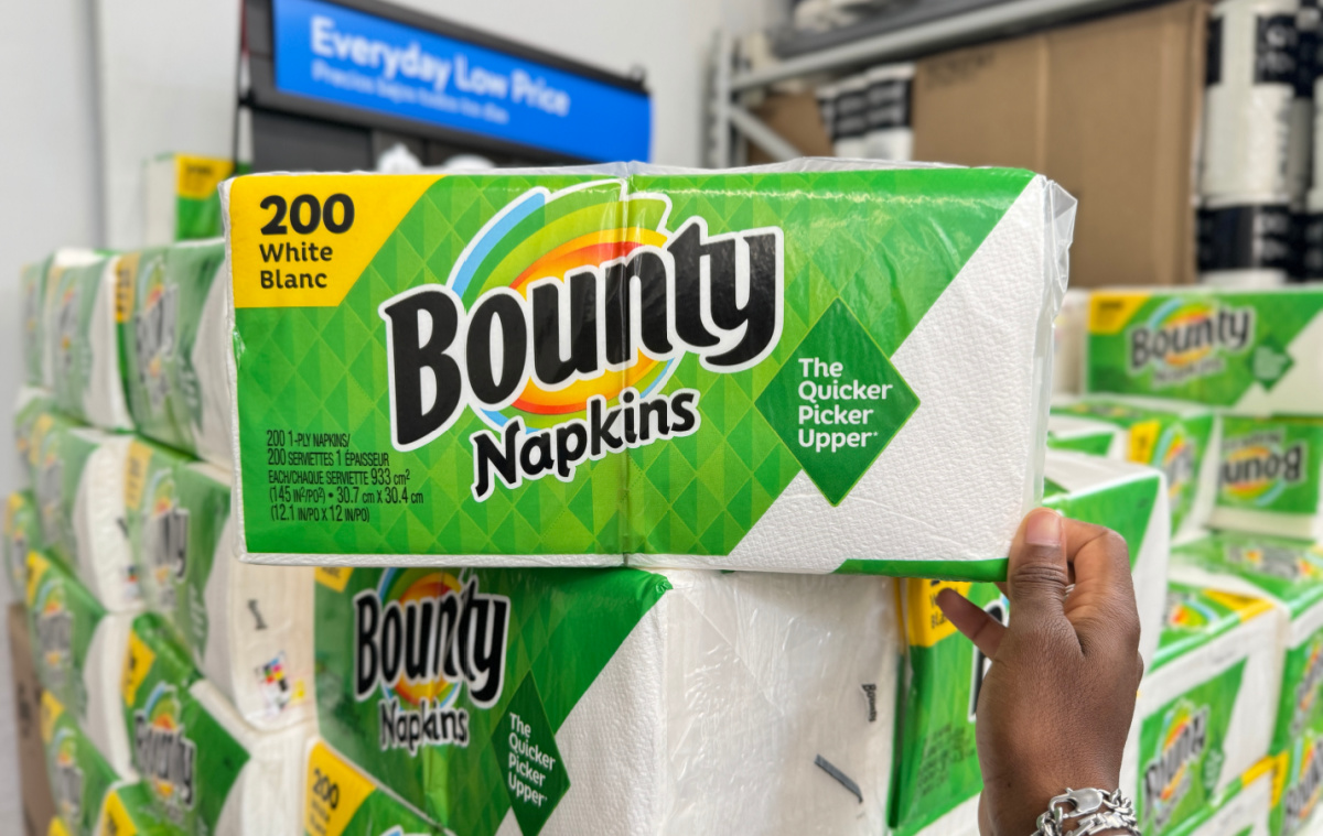 Bounty Napkins 200-Pack Only $1.99 Shipped for Prime Members | Hip2Save