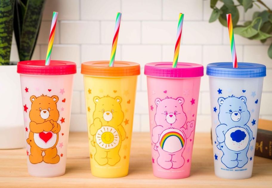 Care Bears 24oz Color Changing Tumblers 4-Pack Only $14.89 on Amazon (Reg. $29) 