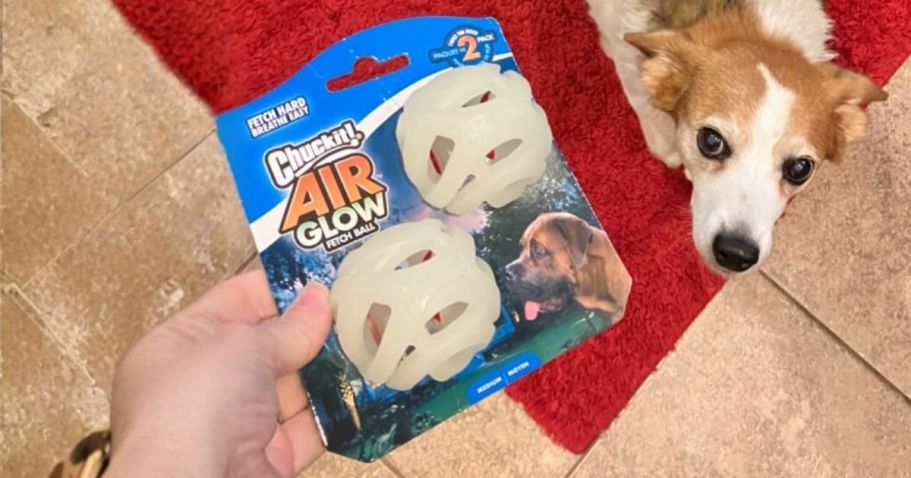 Chuckit! Air Glow Ball Dog Toy 2-Pack Only $7.57 on Amazon (Reg. $14)