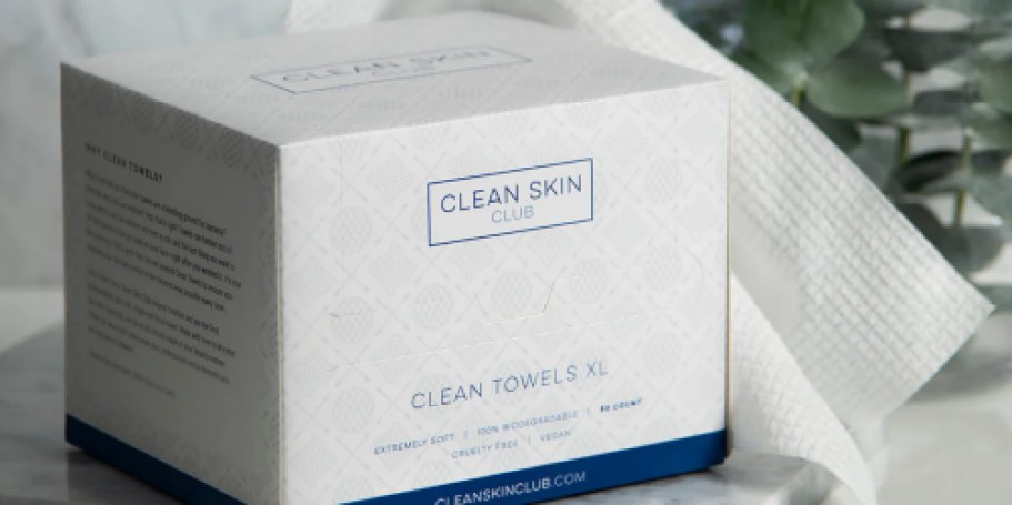 Clean Skin Club Face Towels 50-Count Only $11.66 Shipped on Amazon (Great for Travel)
