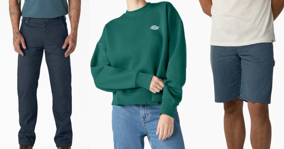 Up to 65% Off Dickies Clearance + FREE Shipping | Tees from $8 Shipped & Pants fom $11.99 Shipped!