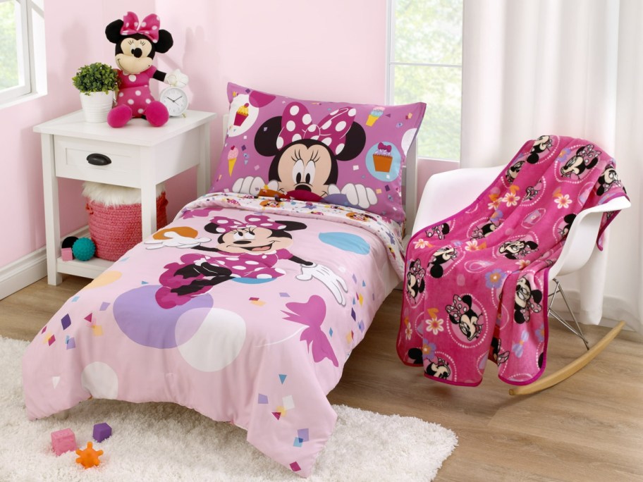 disney 5 piece toddler bedding