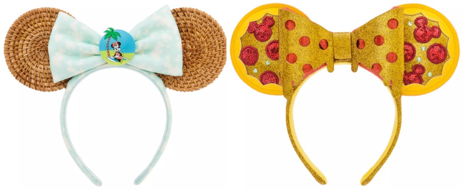 disney minnie summer and pizza ears 