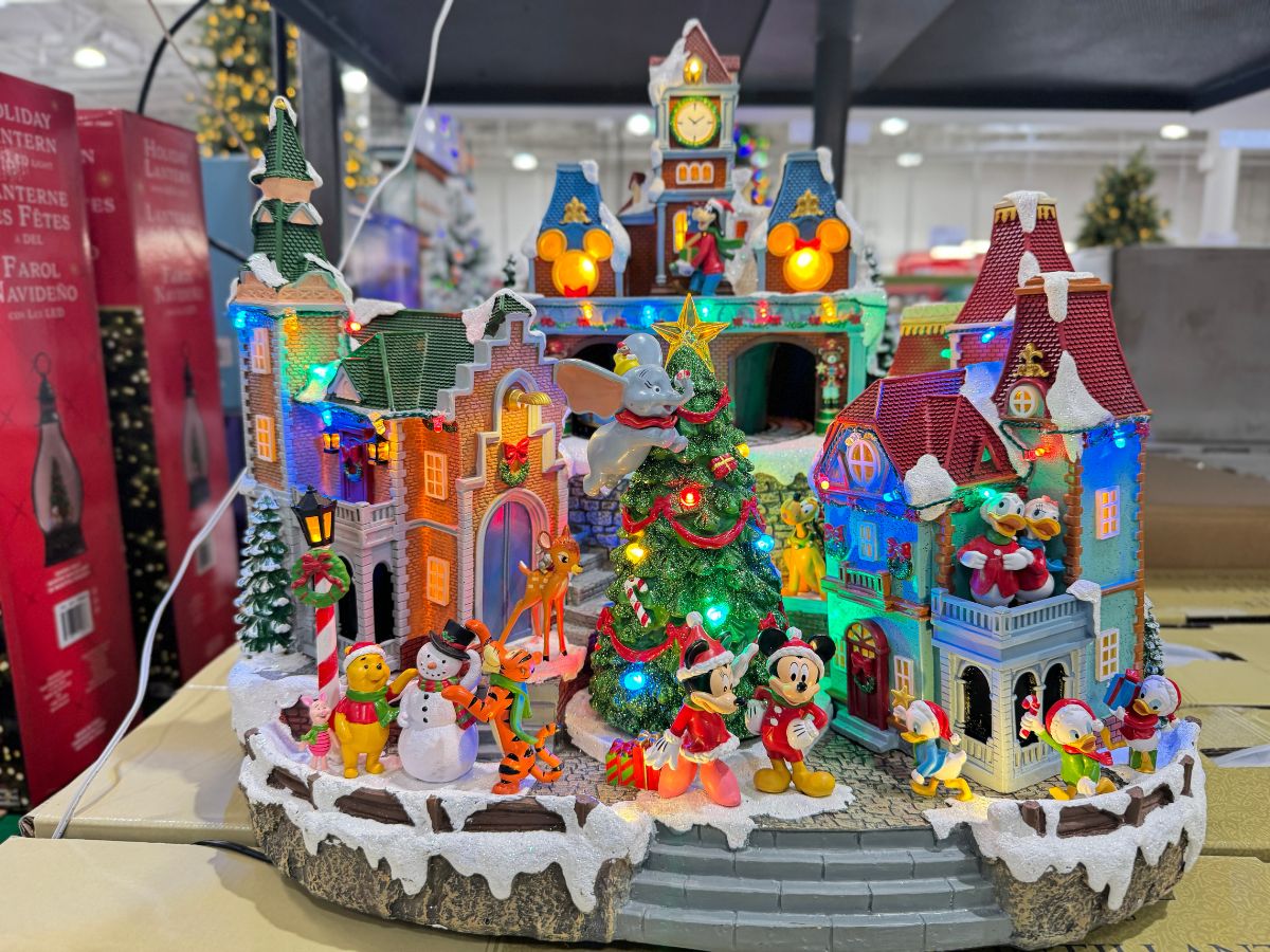 Costco Christmas Decor Finds | Disney Christmas Village w/ Lights & Music (May Sell Out)