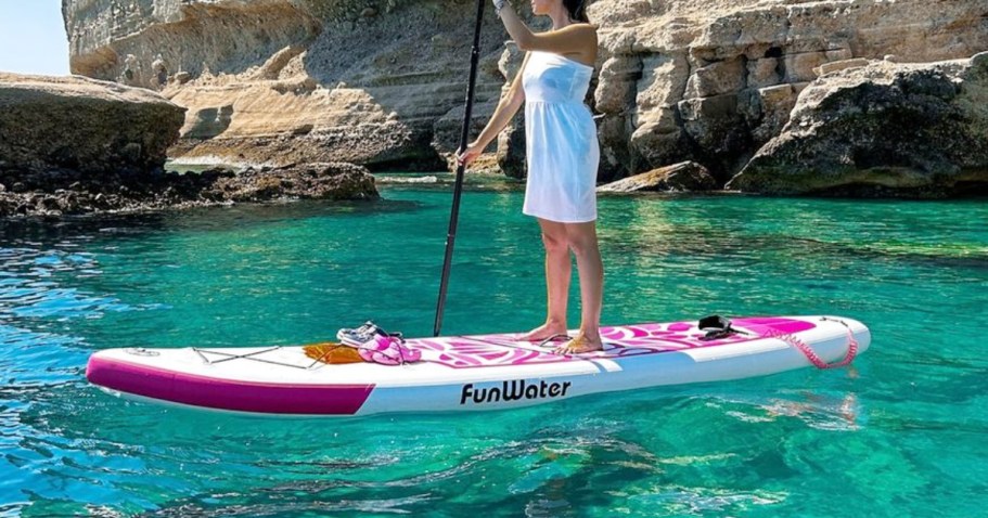 Inflatable Paddle Board Only $89 Shipped on Amazon (Regularly $240) – Today Only!