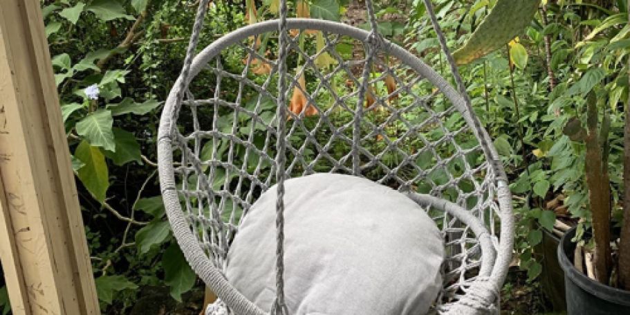 Macramé Hanging Hammock Chair Only $38.49 Shipped on Amazon (Reg. $70)