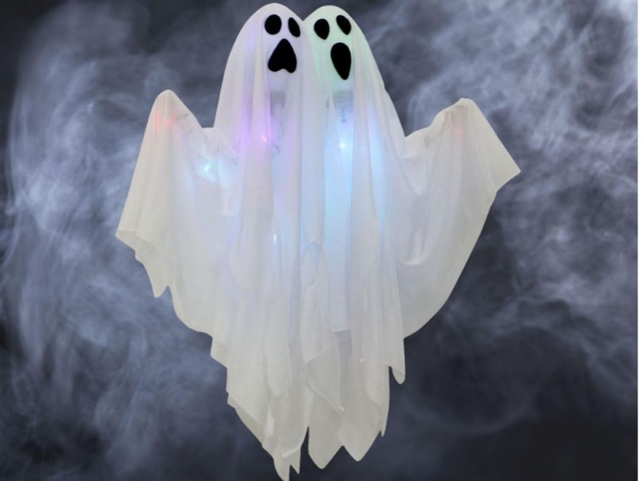 Haunted Hill Farm Color Changing Animatronic Ghost Set