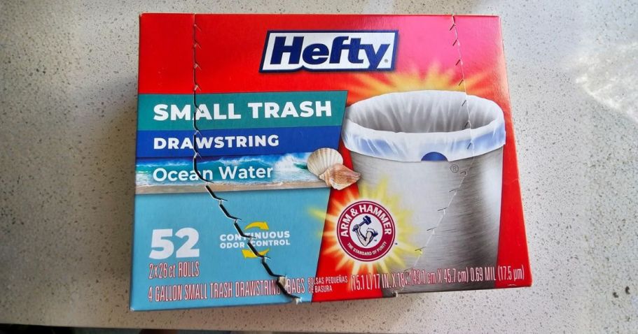Hefty 4-Gallon Trash Bags 52-Pack Just $5 Shipped on Amazon