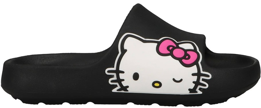 black hello kitty slides