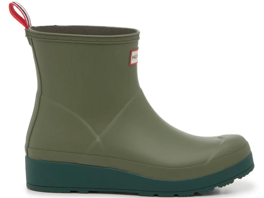 green hunter boot 