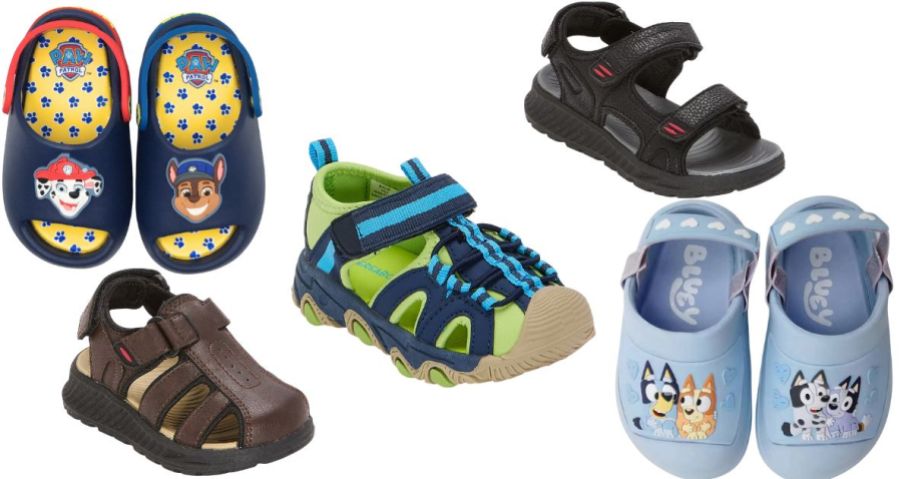 various boys sandals