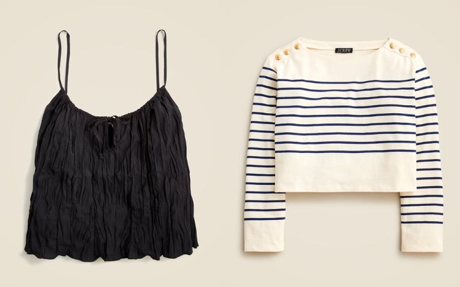 two jcrew womens tops