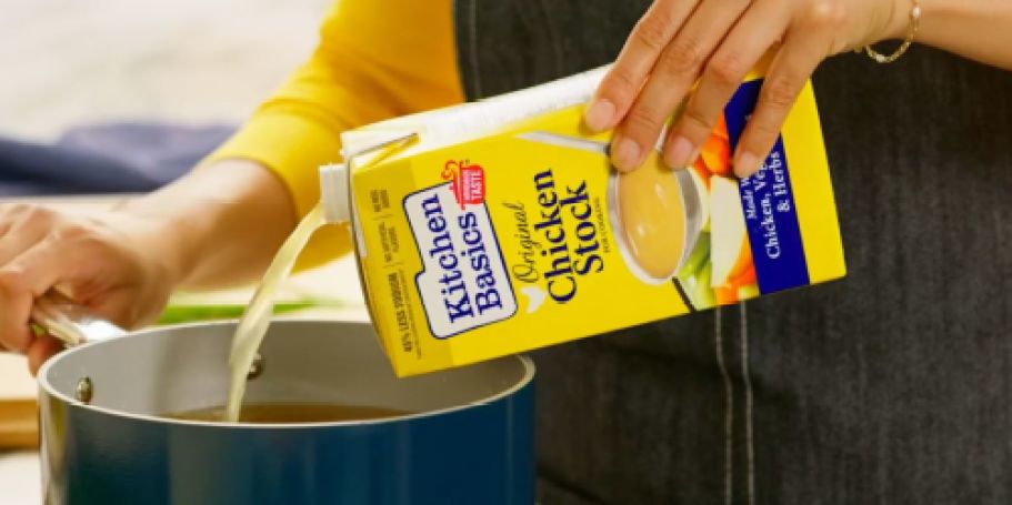 Kitchen Basics Unsalted Chicken Stock Carton Just $1.27 Shipped on Amazon