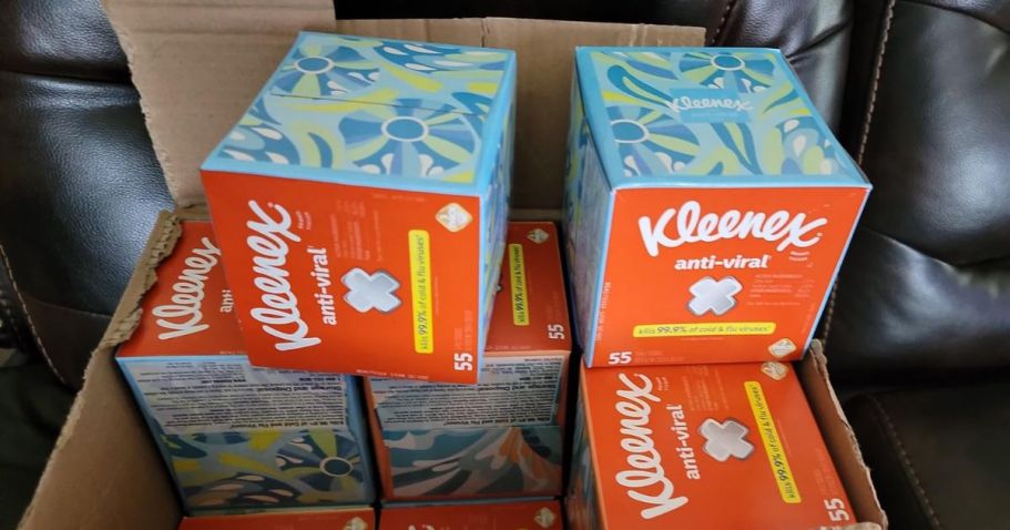 Kleenex Anti-Viral Tissues 18-Count Only $18.83 Shipped + FREE Amazon Credit