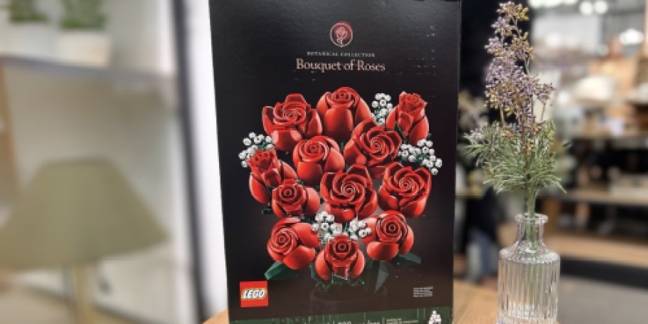 LEGO Flowers Are The Perfect Gift Idea = No Water Required & They Last Forever!