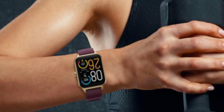 Bluetooth Smartwatch w/ Extra Band from $22.99 Shipped (Tracks Your Heart & Sleep Too!)