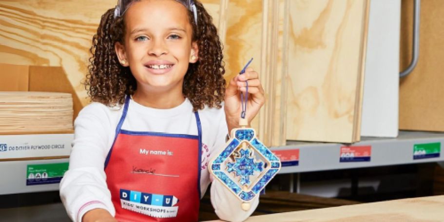 FREE Lowe’s Kids Workshop | Register Now to Make Spinning Snowflake on 12/14