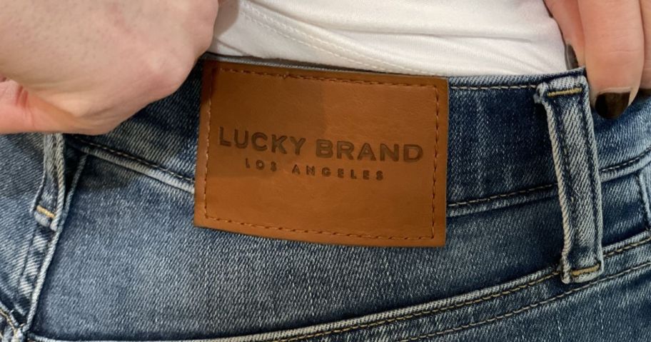 lucky brand jeans tag