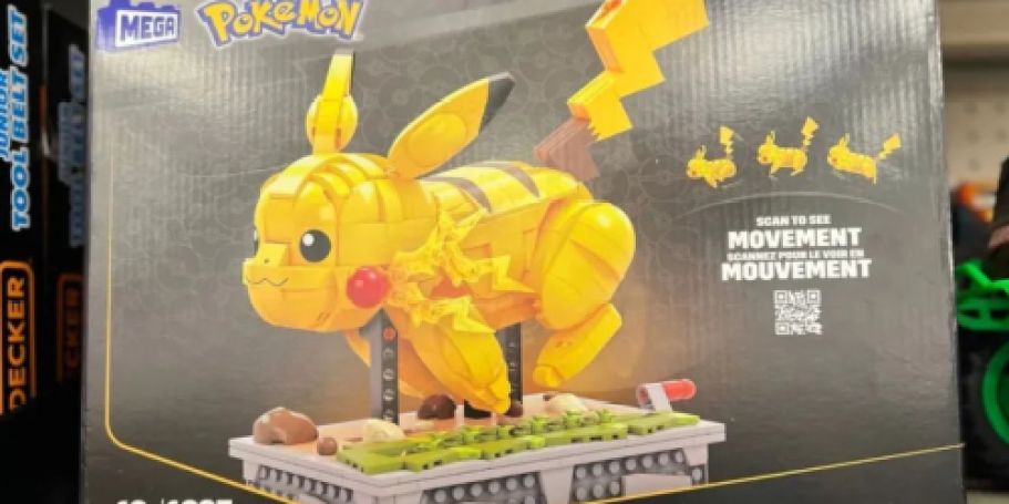 MEGA Pokémon Pikachu Building Set Only $49.99 Shipped on Amazon (Reg. $105)