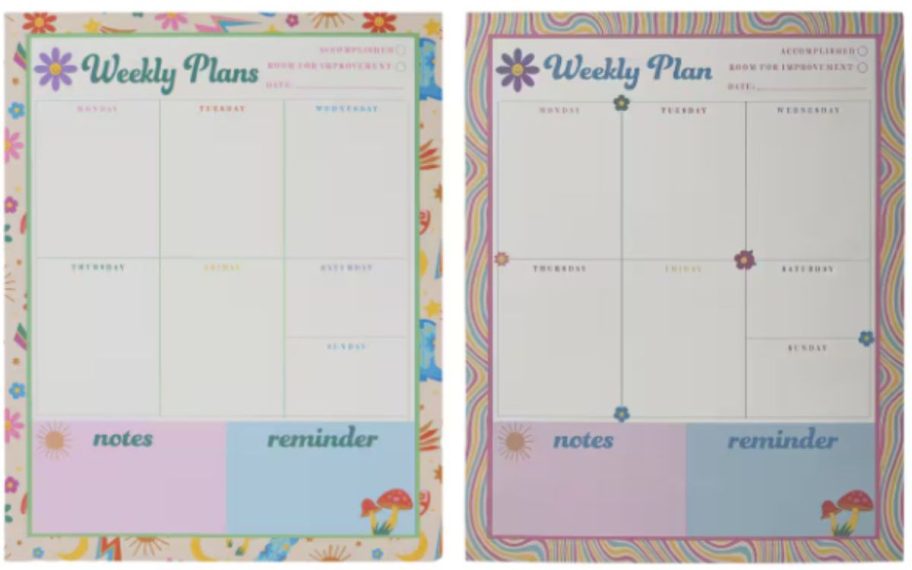 happy planner weekly plans pages