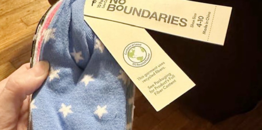 TEN Pairs of Women’s No Boundaries Socks JUST $3 on Walmart.com (Reg. $7)