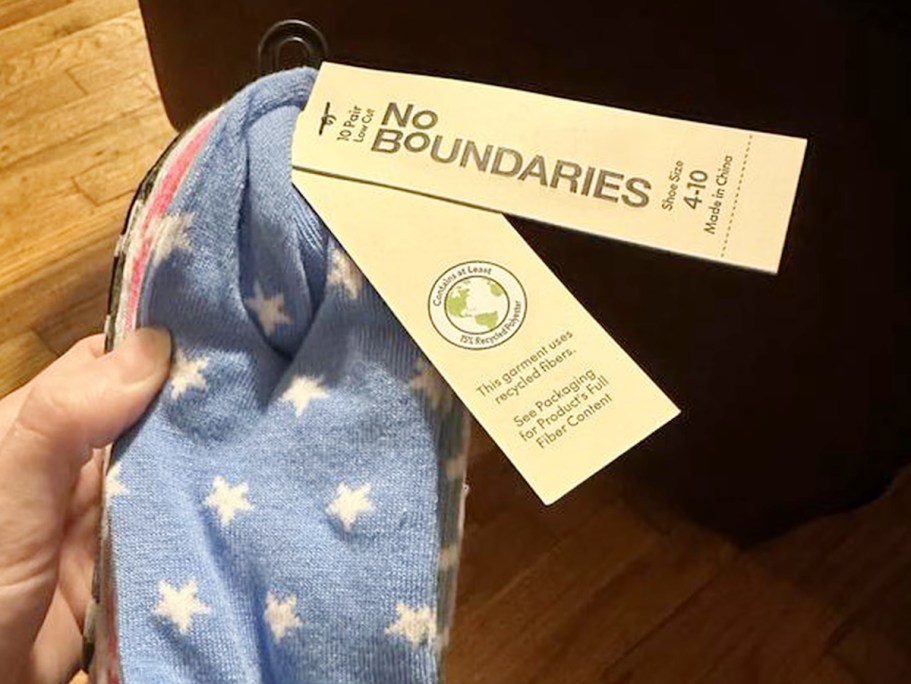 TEN Pairs of Women’s No Boundaries Socks JUST $3 on Walmart.com (Reg. $7)