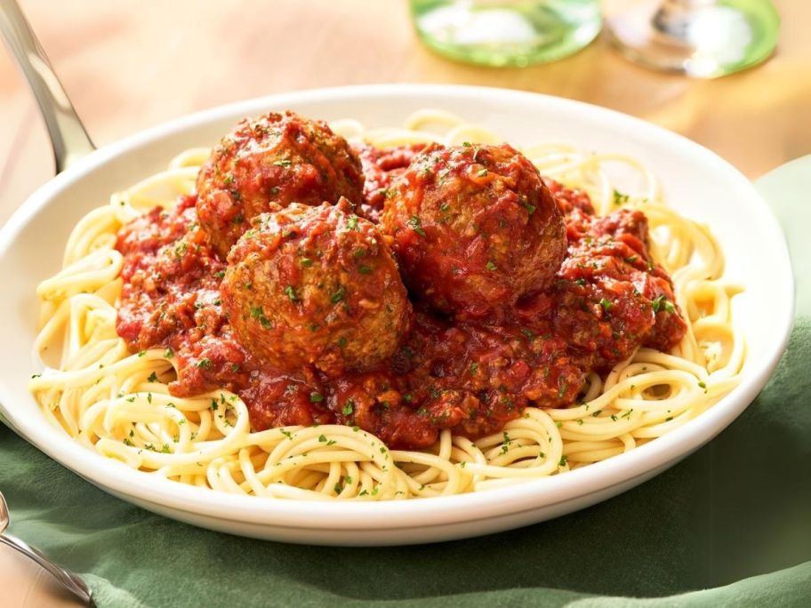 olive garden's spaghetti and meatballs