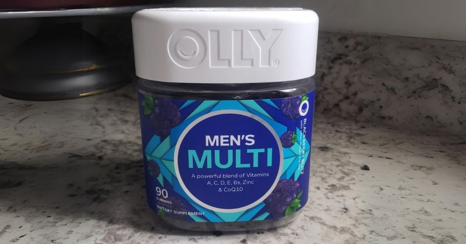 OLLY Men’s Multivitamins 45-Day Supply Just $8 Shipped on Amazon + More